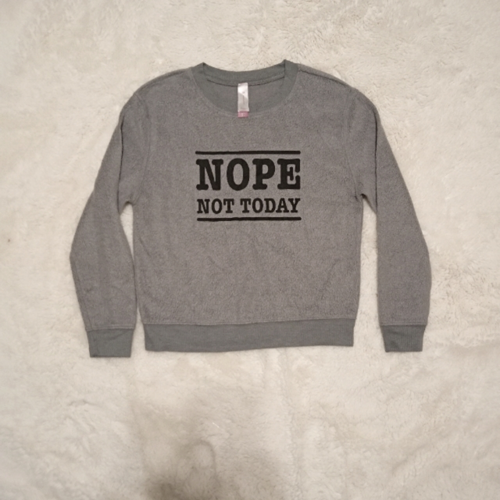 No Boundaries Gray Sweater